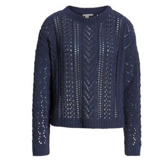 HALOGEN Sweater in Navy - Picture 3 of 8